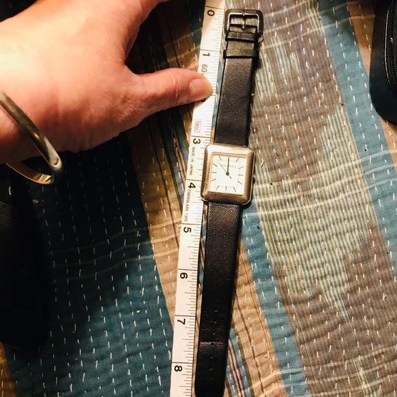 GEORG JENSEN Unisex sterling watch. Battery. Hardly worn. Lena Munthe design 354 - Picture 3 of 11